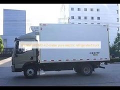 Sinotruk HOWO 4.2 メートル純粋電気冷凍トラック